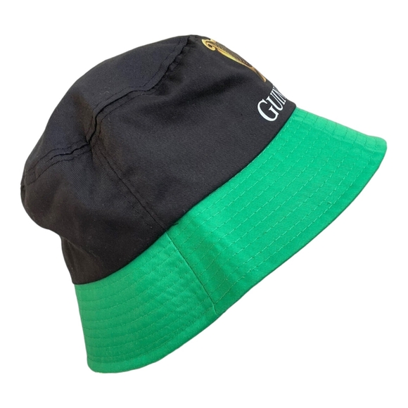 Guinness Bucket Hat Stout Beer Brewery Ireland Dublin Green Black Like New - Picture 2 of 6